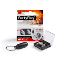 Alpine PartyPlug gehoorbescherming oordoppen grijs PartyPlug gehoorbescherming oordoppen grijs