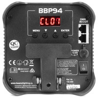 BBP94 verticale LED par op accu RGBWA+UV