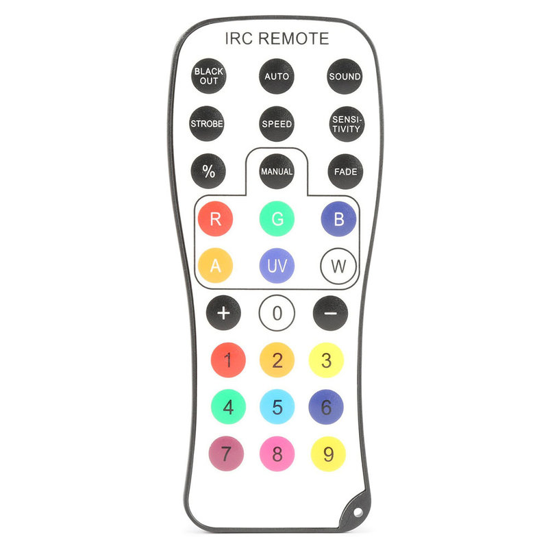 BBP94 verticale LED par op accu RGBWA+UV