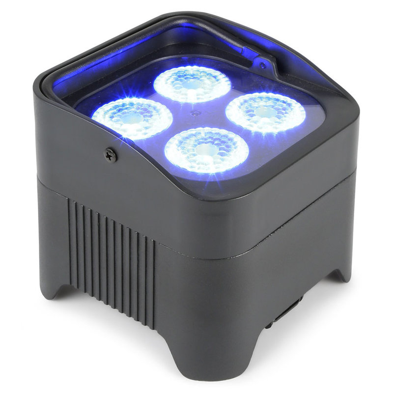 BBP94 verticale LED par op accu RGBWA+UV