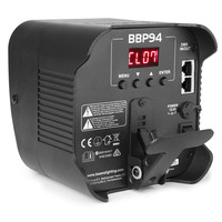 BBP94 verticale LED par op accu RGBWA+UV