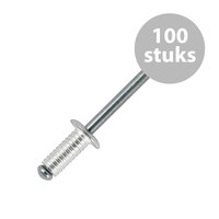 SG-91510GE Popnagels 4,8 x 10mm gegroefd (100 stuks)