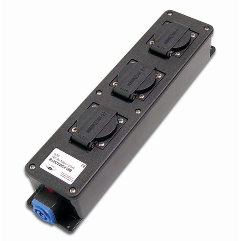 Stagebox16 3-weg verdeeldoos met powercon ingang