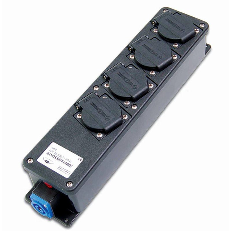 Stagebox15 4-weg verdeeldoos met powercon ingang