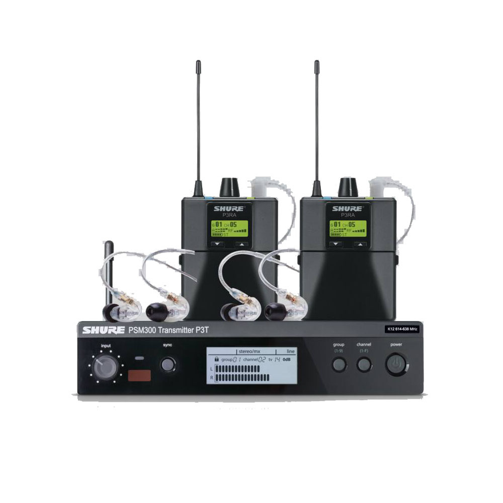 Shure PSM300 Twinpack Pro draadloos in-ear monitorsysteem afbeelding