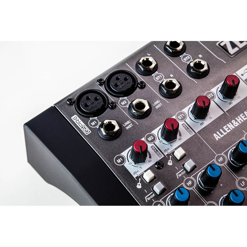 Allen & Heath ZEDi-8 analoge mixer met 2x2 USB ZEDi-8 analoge mixer met 2x2 USB