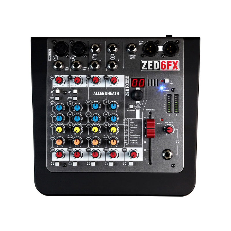 ZED-6FX analoge mixer met effecten