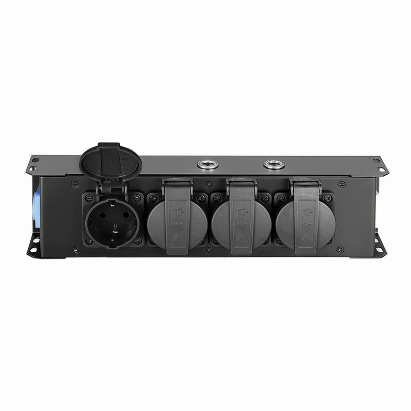 Adam Hall PROPORT 4 4-weg verdeeldoos met powercon in- en uitgang PROPORT 4 4-weg verdeeldoos met powercon in- en uitgang