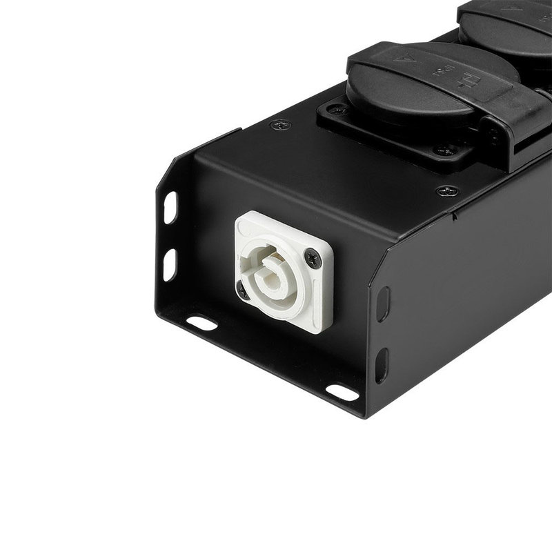 Adam Hall PROPORT 4 4-weg verdeeldoos met powercon in- en uitgang PROPORT 4 4-weg verdeeldoos met powercon in- en uitgang