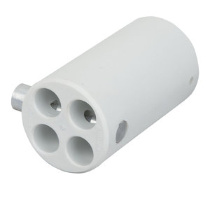 Wentex Pipe and drape 4-weg connector 45,7mm wit