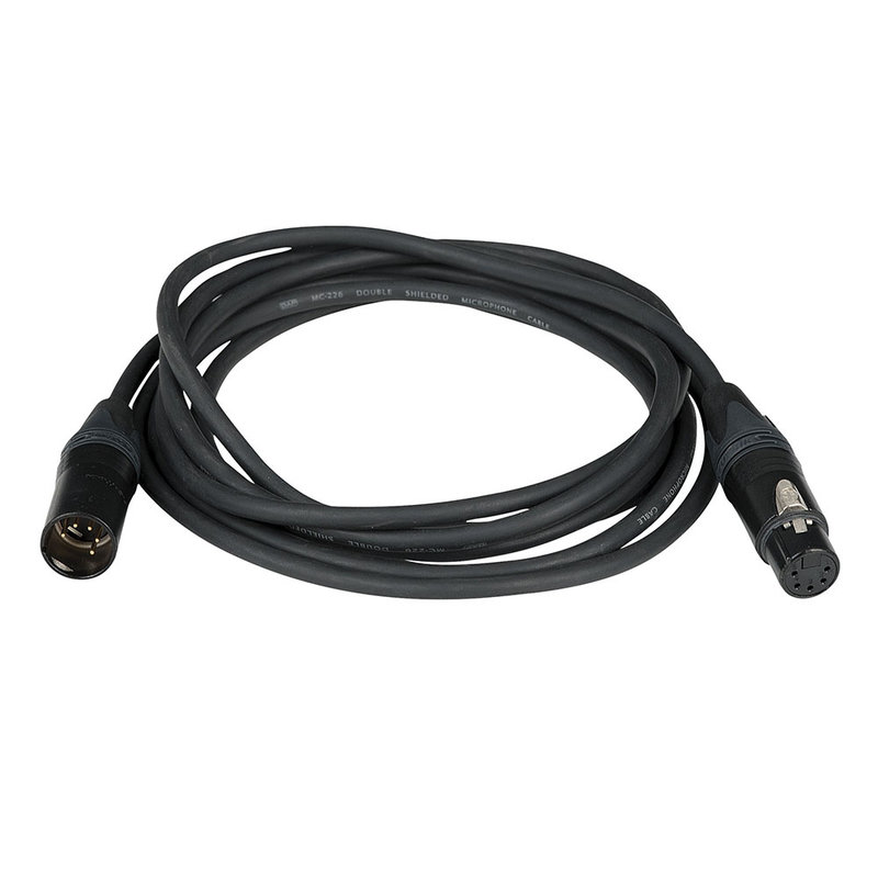 FL84 DMX/AES-EBU kabel met 5-polige Neutrik-pluggen 75cm