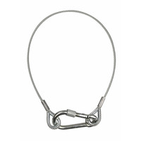 Showtec Safety 50cm 4mm met borgring Safety 50cm 4mm met borgring