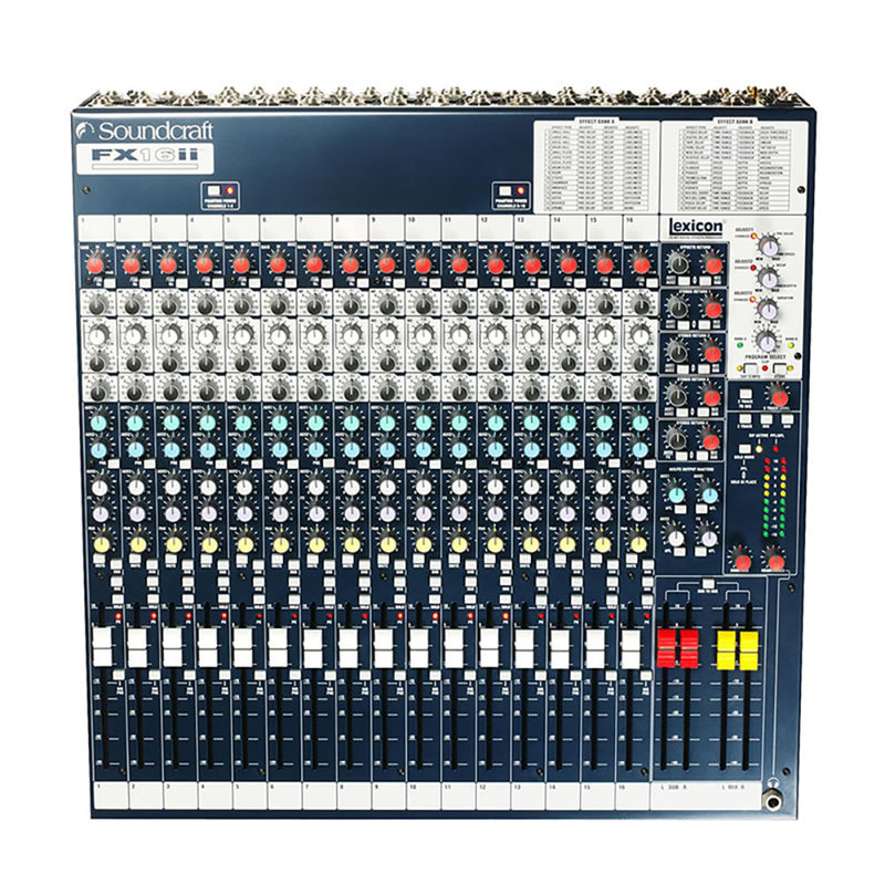 FX16II 16-kanaals PA mixer met effecten