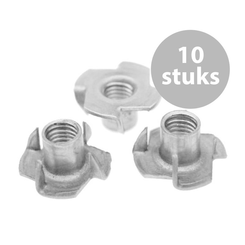 M8 Inslagmoer (10 stuks)