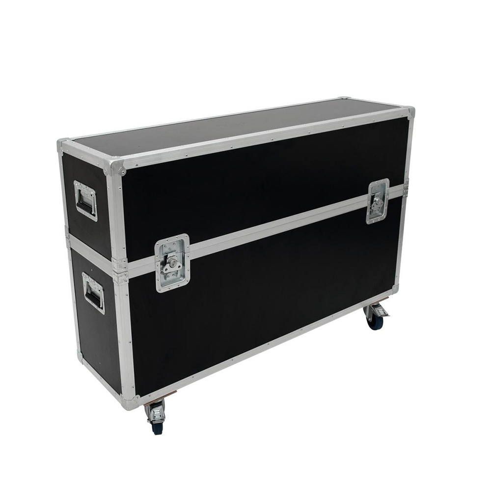 Roadinger Flightcase 2x LCD ZL50 voor 2 schermen tot 123,5cm breed afbeelding