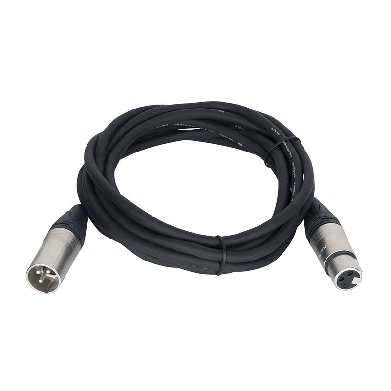 FL74 XLR M/F Mic/linekabel 3m met Neutrik pluggen