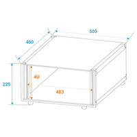 Effect Rack Studio 19 inch rack 4HE