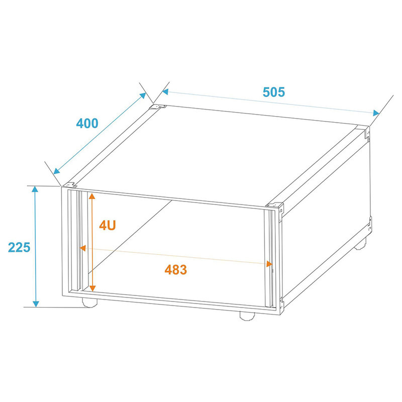 Effect Rack Studio 19 inch rack 4HE