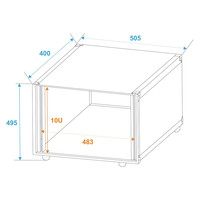 Effect Rack Studio 19 inch rack 10HE