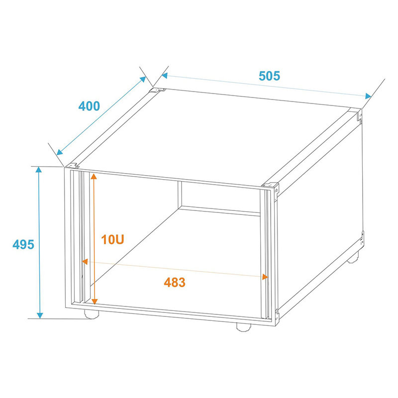 Effect Rack Studio 19 inch rack 10HE