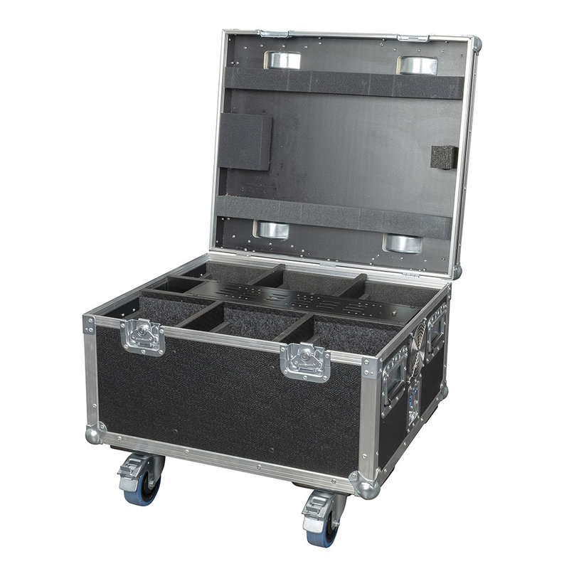 Showtec Eventspot 1600 Q4 set met 6 zwarte spots in flightcase Eventspot 1600 Q4 set met 6 zwarte spots in flightcase