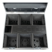 Showtec Eventspot 1600 Q4 set met 6 zwarte spots in flightcase Eventspot 1600 Q4 set met 6 zwarte spots in flightcase