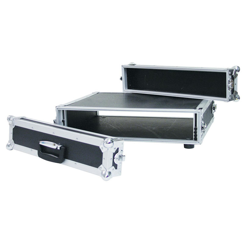 Effect Rack CO DD 19 inch flightcase 2HE 400mm diep