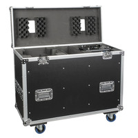 Flightcase voor 2x Showtec Phantom 280 Hybrid