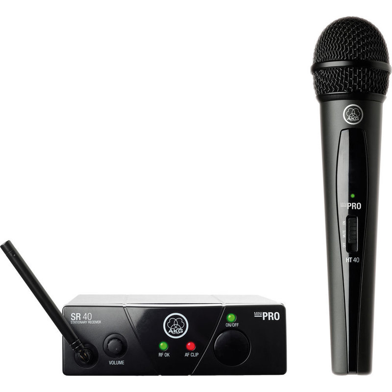 AKG WMS40 Mini vocal set draadloze microfoon ISM2 WMS40 Mini vocal set draadloze microfoon ISM2