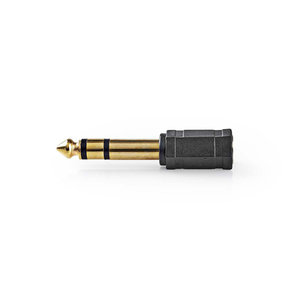 Nedis Jack stereo male naar mini-jack stereo female adapter verguld