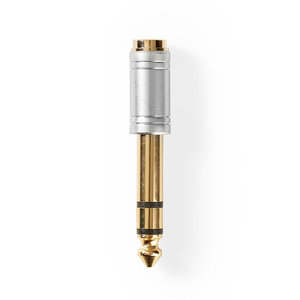 Nedis Verloopplug 6,35 mm jack naar 3,5 mm minijack Nedis Verloopplug 6,35 mm jack naar 3,5 mm minijack