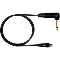 Shure WA307 premium haakse instrumentkabel met TA4F connector WA307 premium haakse instrumentkabel met TA4F connector