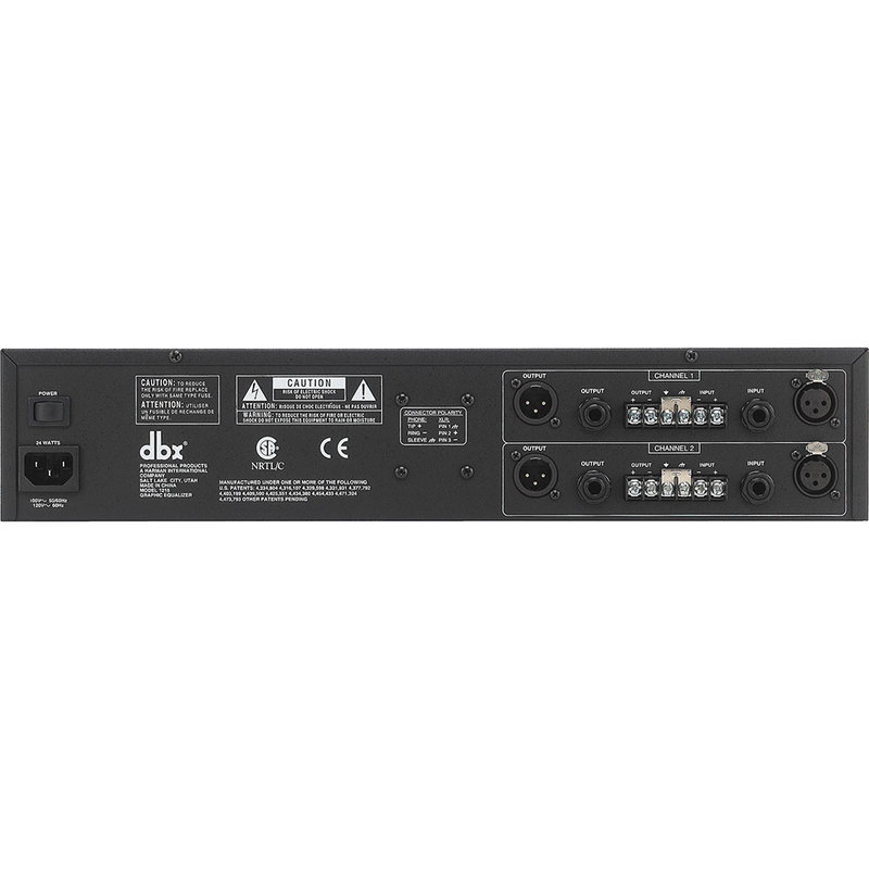 dbx 1215 dubbele 15-bands equalizer 1215 dubbele 15-bands equalizer