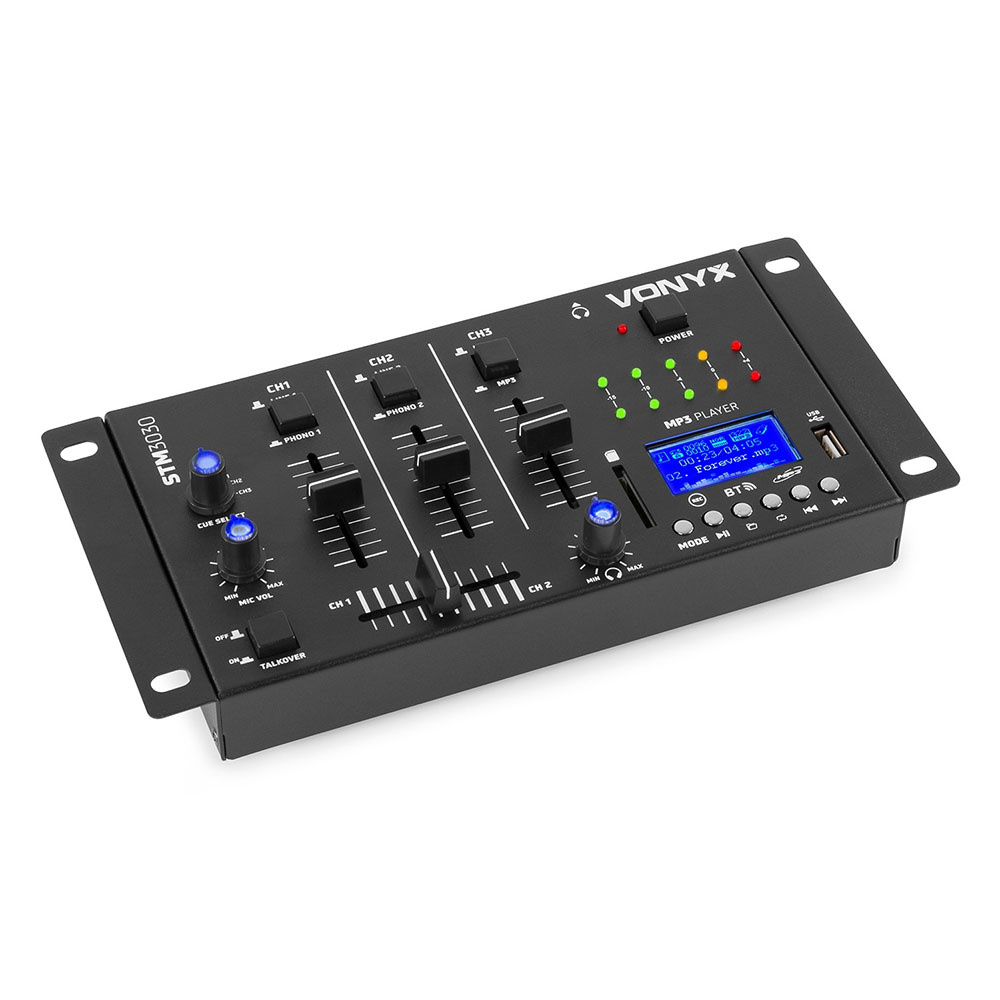 Vonyx STM3030 4-kanaals mixer met USB-speler afbeelding
