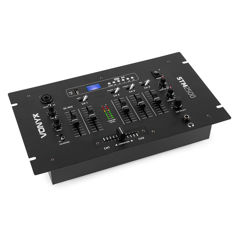 STM2500 5-kanaals mixer met USB-speler