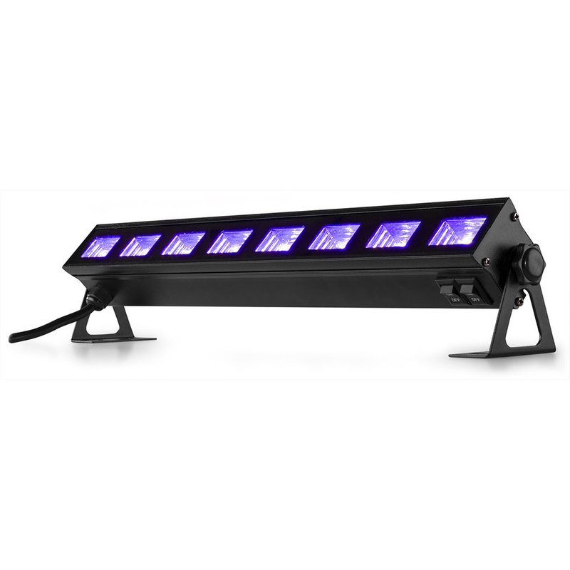 BUVW83 LED-bar 8x 3W UV/Wit