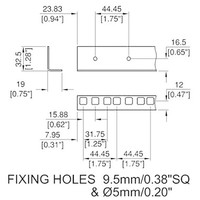 Penn Elcom RG-6135-02 rackprofiel gestanst 2mm staal 2HE RG-6135-02 rackprofiel gestanst 2mm staal 2HE