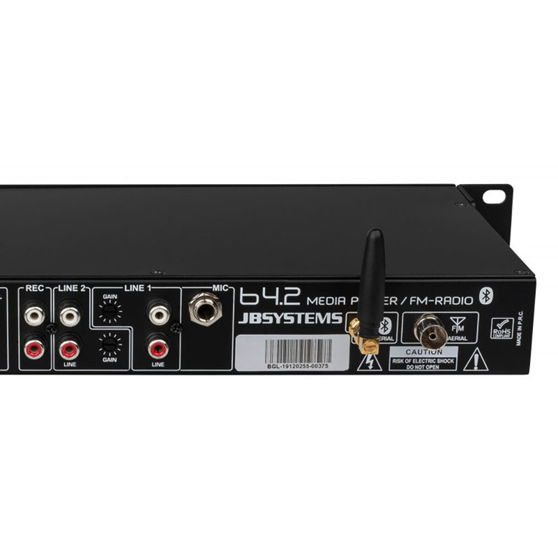 B4.2 Mediamix mediaspeler en mixer met bluetooth