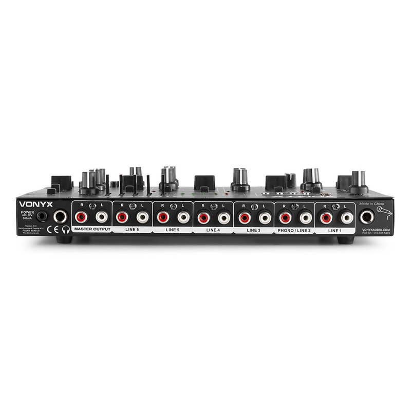 STM-2290 8-kanaals mixer met effecten, USB & bluetooth
