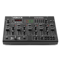 STM-2290 8-kanaals mixer met effecten, USB & bluetooth