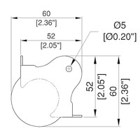 Penn Elcom C1351/00/R5z bolhoek groot 50mm met verzet 30mm C1351/00/R5z bolhoek groot 50mm met verzet 30mm