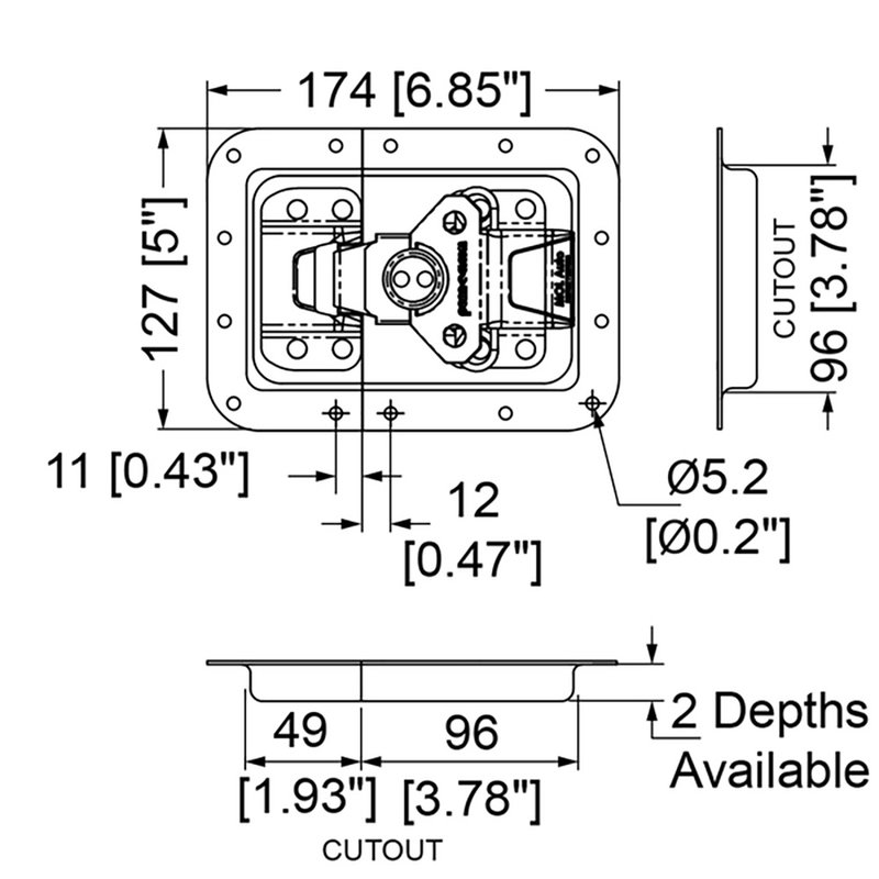 L944/537MOL3z vlinderslot groot met verzet