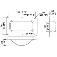 W0968z stapelschotel voor wielen 136x90mm