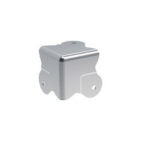 C0674/30z platte hoek 49mm met verzet 30x30mm