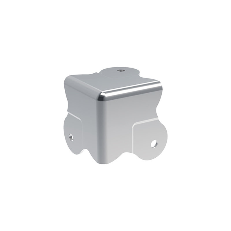 C0674/30z platte hoek 49mm met verzet 30x30mm