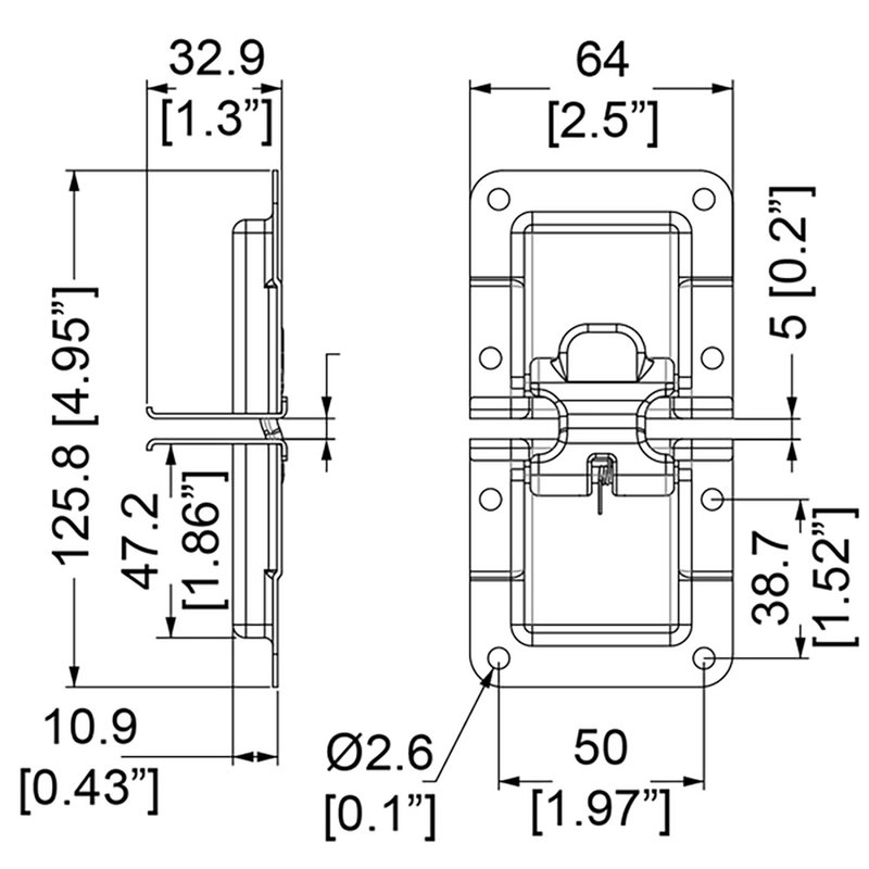 L3000-7 inbouw koppelslot
