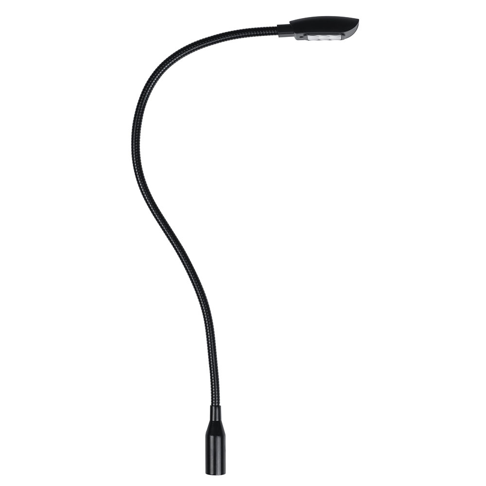 Showtec Gooselight XLR 3p CW LED zwanenhals lamp 45cm koud wit