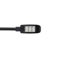 Gooselight XLR 4p RGBW LED zwanenhals lamp 45cm