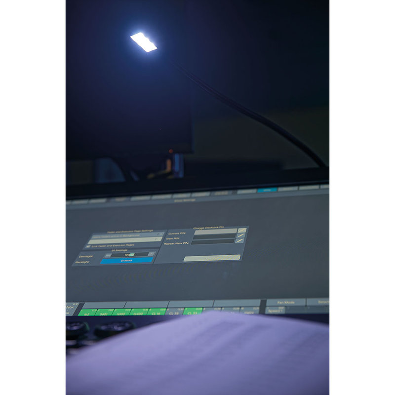 Gooselight XLR 4p RGBW LED zwanenhals lamp 45cm