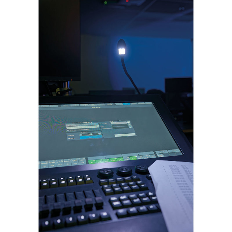 Gooselight XLR 4p RGBW LED zwanenhals lamp 45cm